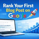 rank your first blog post