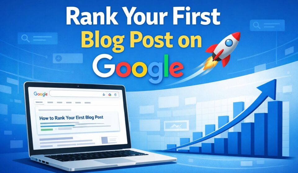 rank your first blog post